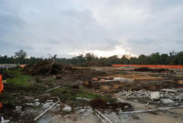 construction cleanup jacksonville fl southside baymeadows debris removal build ready site