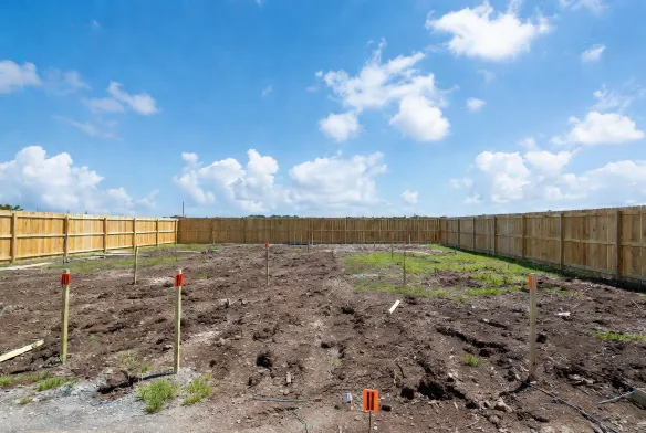 Fully cleared residential lot in Orange Park, FL, build-ready for pool contractor after same-day land clearing
