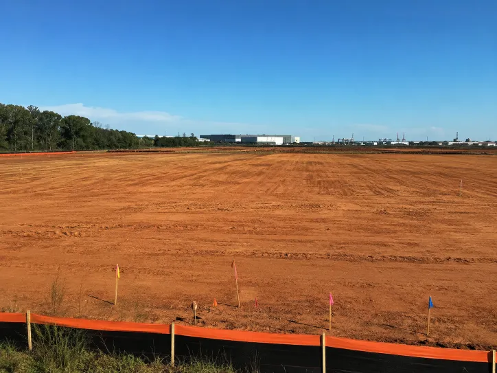 project4 after northside jacksonville jaxport industrial warehouse site clearedd