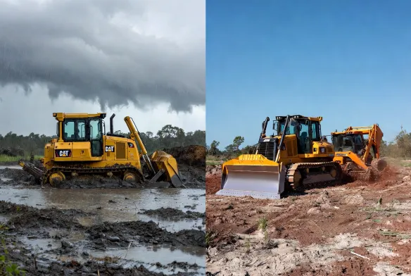 best time for land clearing jacksonville fl cat d6n stuck rainy season vs dry season duval county northside florida