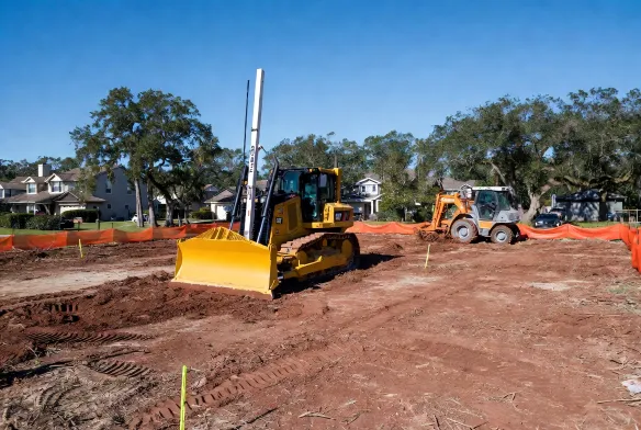 land clearing orange park fl residential lot cleared near Doctors Lake Drive Clay County