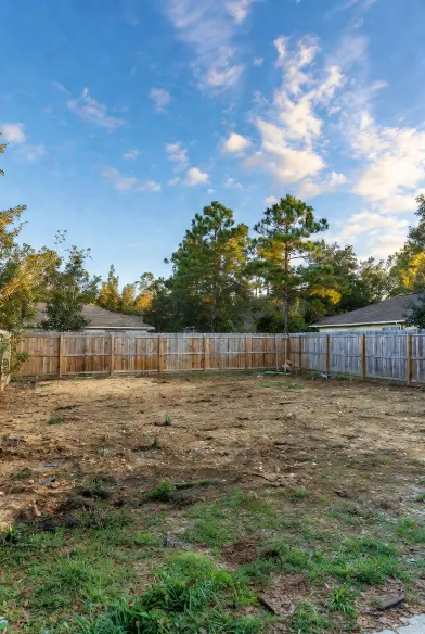 Residential land clearing Jacksonville FL — Orange Park lot cleared build-ready